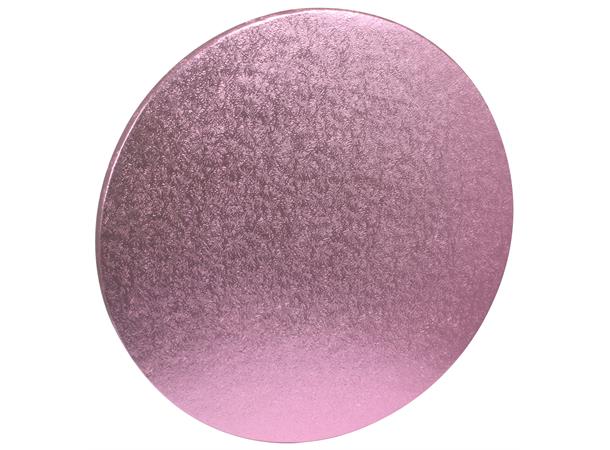 Kakefat babyrosa rundt 25.5 cm
