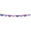 Papir girlander posh purple 4 m