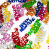 Bord-konfetti happy new year multicolor