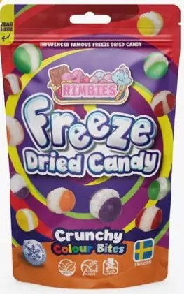 Freeze Dried Candy Crunchy Rainbow Bites