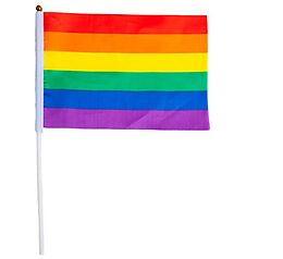 Rainbow håndflagg 12pk