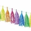 Tassel garland DIY multicoloured 3m