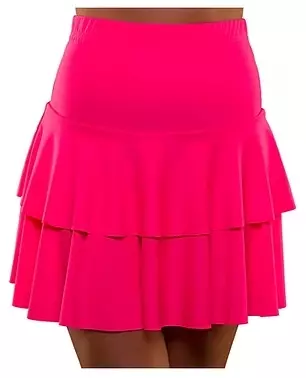 80s RaRa skjørt neon rosa XS/S