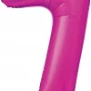Tallballong 7 satin hot pink 86cm