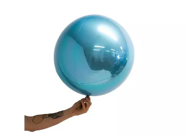 Speilballong lyseblå 51 cm