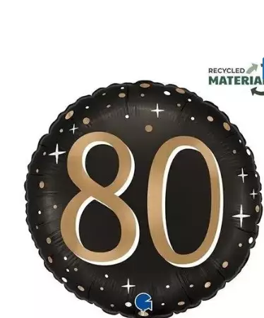 Sparkling 80 folieballong 46cm