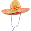 Mexikansk sombrero rød kant