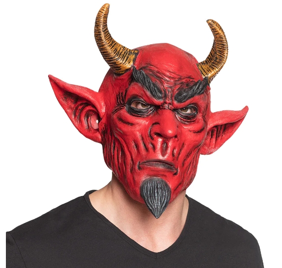 Latexmaske Devil