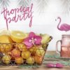 Cake topper tropical party