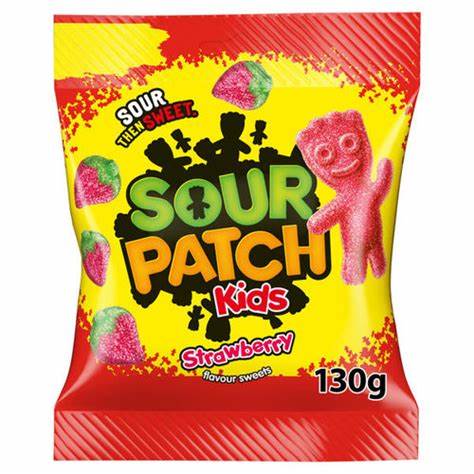 SOUR PATCH KIDS STRAWBERRY SHARE BAG 130g