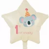 Folieballong First birthday red