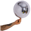 Speilballong sølv metallic 25cm