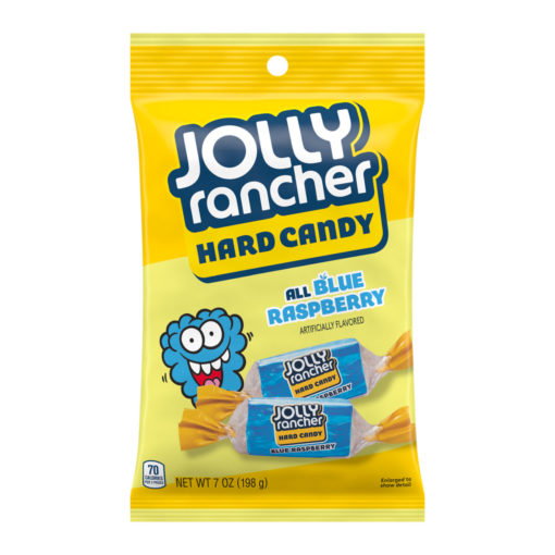 JOLLY RANCHER HARD CANDY BLUE RASPBERRY PEG BAG 198g