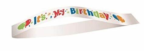 Its my birthday missebånd hvitt