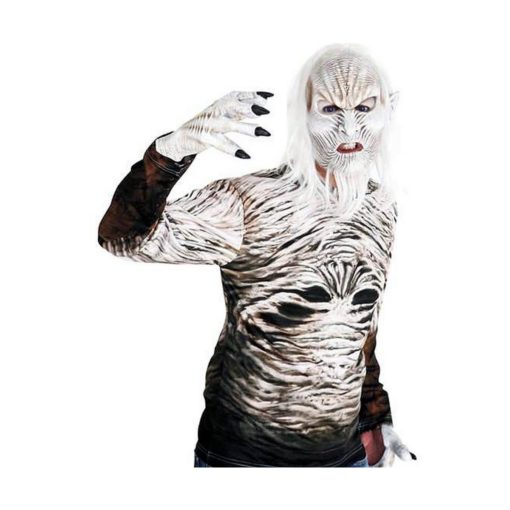 White Walker game of thrones maske med hår