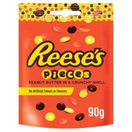 Reeses pieces peanut butter pouch 90g