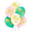 Palm tree ballonger 6pk 30cm Ø