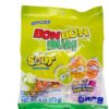 BON BON BUM SOUR CANDY & GUM LOLLIPOPS PEG BAG 170g