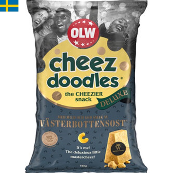 Olw Cheezedoodles Västerbottensost 120g