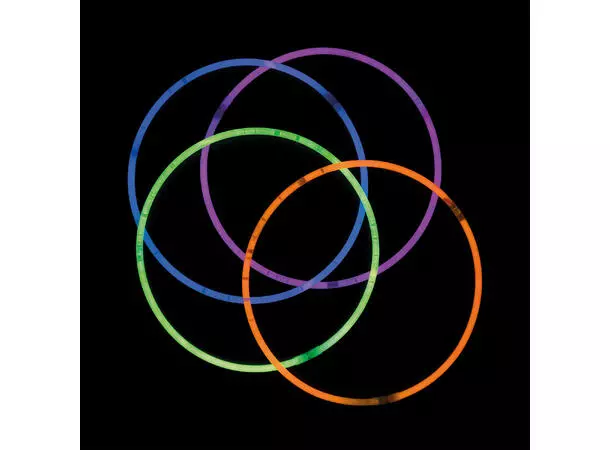 Glowstick halskjeder - Assorterte farger