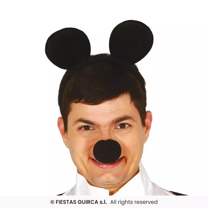 Svarte museører på hårbøyle