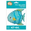 Folieballong fish 47x44cm