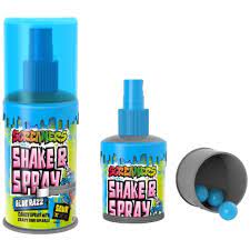 Blue razz screamers shaker spray