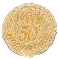 Happy 50th anniversary ballong