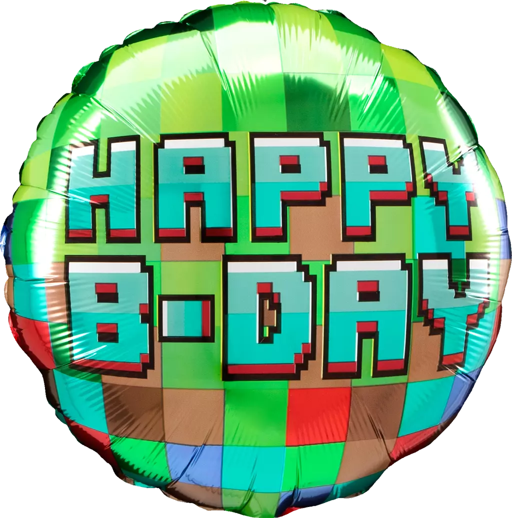 Pixel Party folieballong
