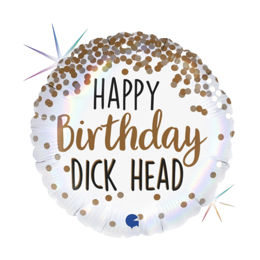 Happy Bday dickhead folieballong