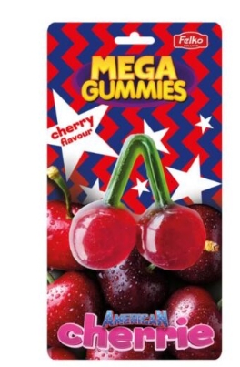 MEGA GUMMIES AMERICAN CHERRY 120g