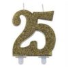 Kakelys glitter number 25 gull