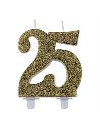 Kakelys glitter number 25 gull