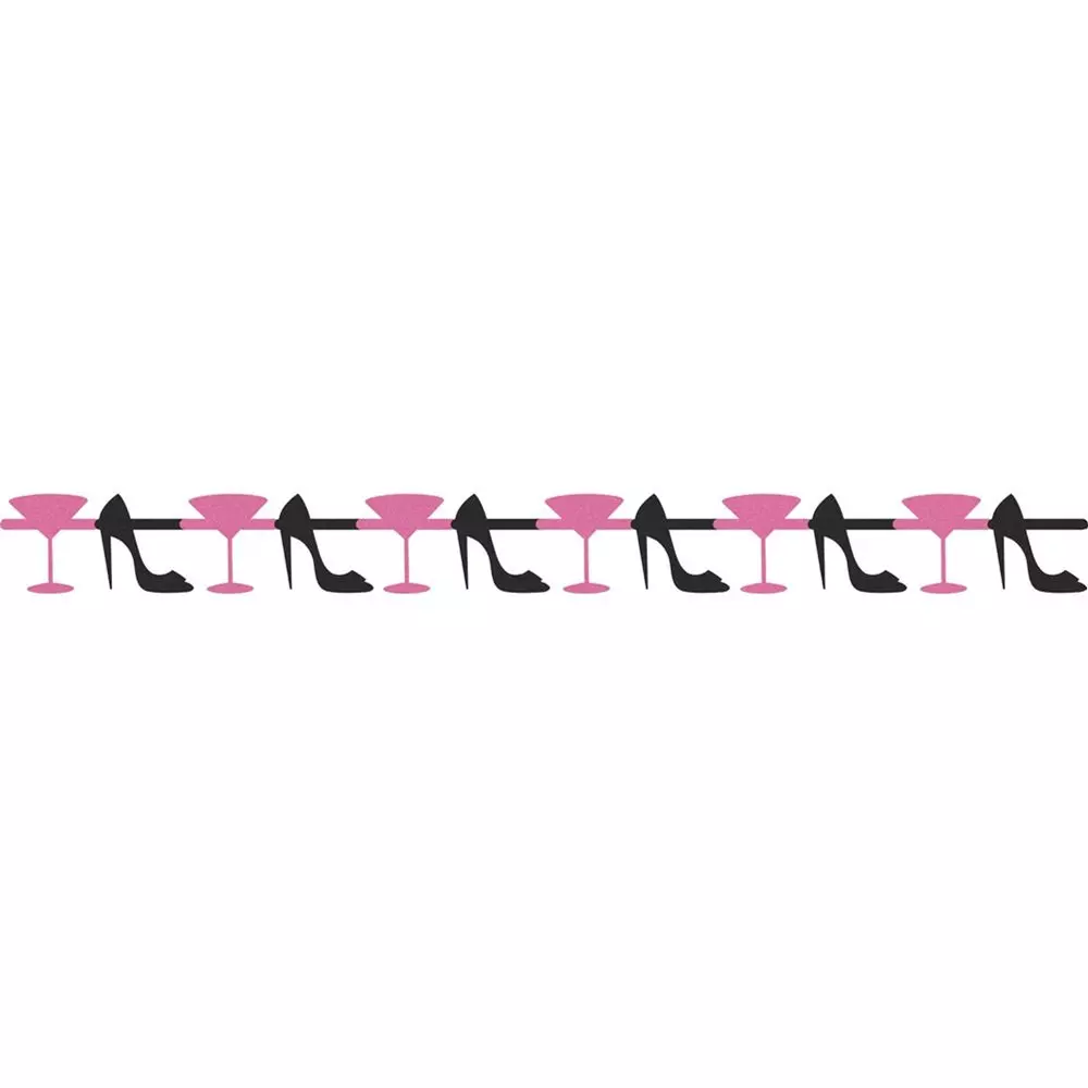 Jentekveld glitter girlander 1,5 m