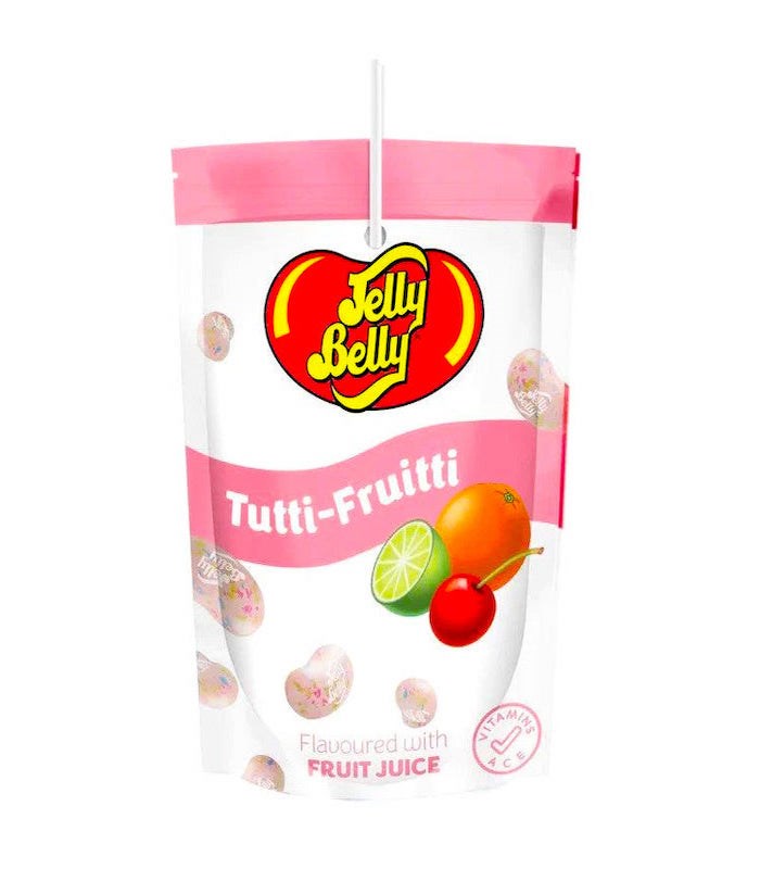 Jelly belly tutti frutti pouch drink 200ml