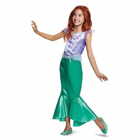 Ariel kostyme deluxe 7-8 år