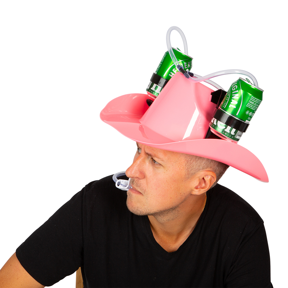 Cowboy drinking hat