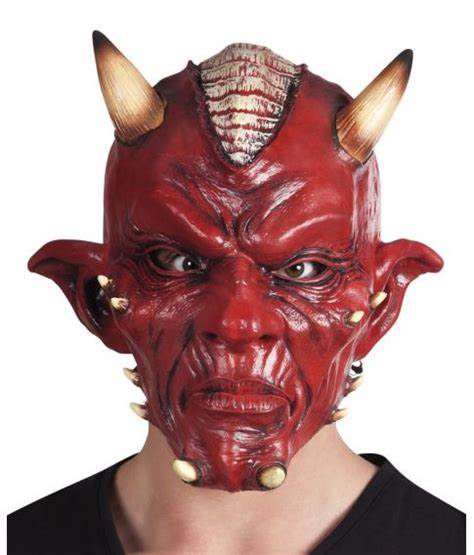 Devil latexmaske