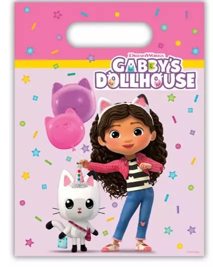 Gabbys dollhouse godteposer i plast 6pk