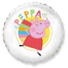 Happy peppa hvit folieballong 48 cm