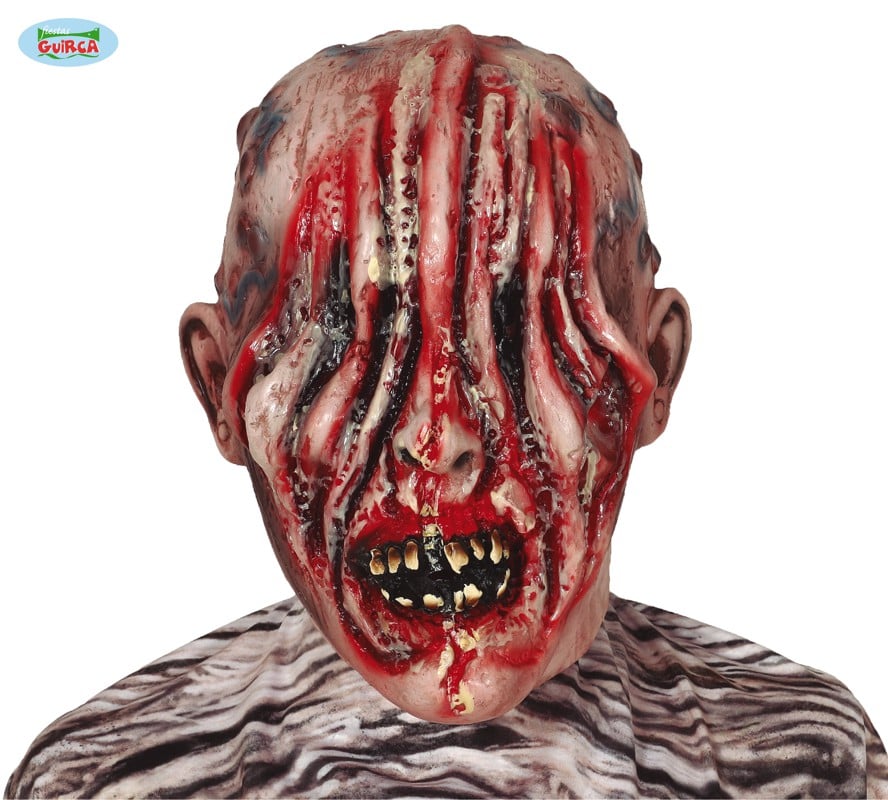 Latexmaske eyeless zombie