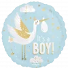 Satin Special Delivery Baby Boy 18" Balloon