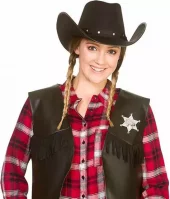 Cowboyhatt svart