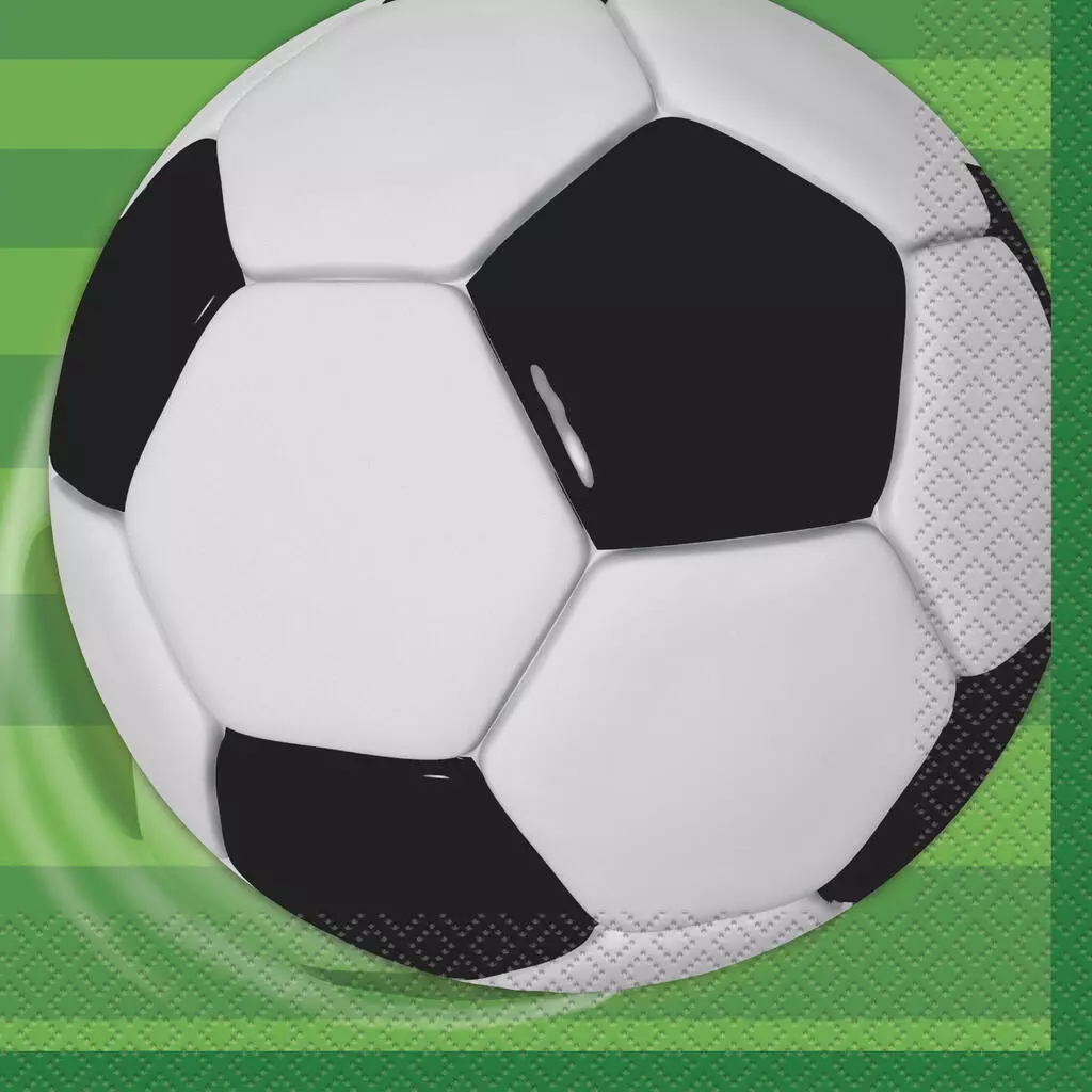 3D fotball servietter 16pk