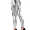 80s leggings sølv M/L