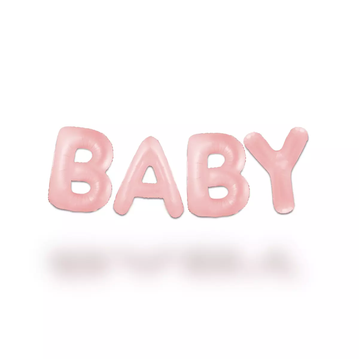 Ballongord BABY pastellrosa 35cm