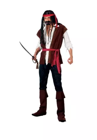 Caribbean pirate kostyme XL