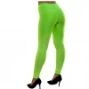 80s leggings neon grønn M/L