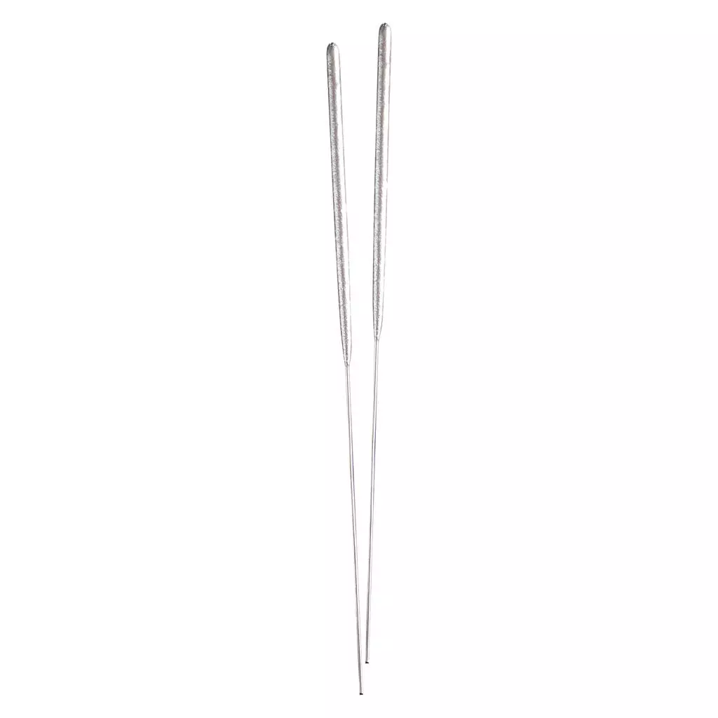 10 pk stjerneskudd sølv 18cm