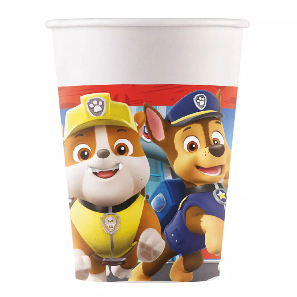 Paw patrol rescue heroes pappkopper 8pk